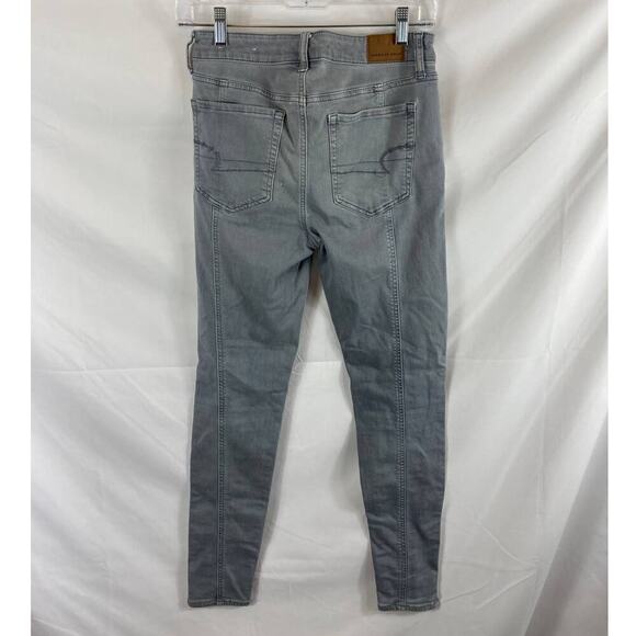 American Eagle Ne(x)t Level Stretch Hi-Rise Jegging Grey Size 6 - Picture 3 of 3